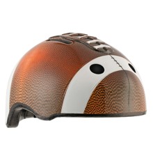 Crazy Safety - Football Bicycle Helmet - Brown (103001-01)