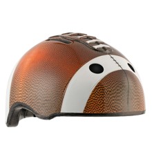 Crazy Safety - Football Bicycle Helmet - Brown (49-55cm) (103001-01)