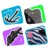 Crazy Safety - Stripes Fahrradhelm - Dunkelblau (54-58 cm) thumbnail-4