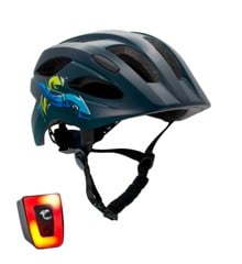 Crazy Safety - Arrow Fahrradhelm - Schwarz/Blau (54-58 cm)