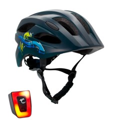 Crazy Safety - Arrow Fahrradhelm - Schwarz/Blau (54-58 cm)