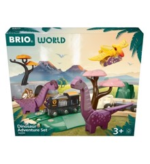 BRIO - Togbanesæt med dinosaurer