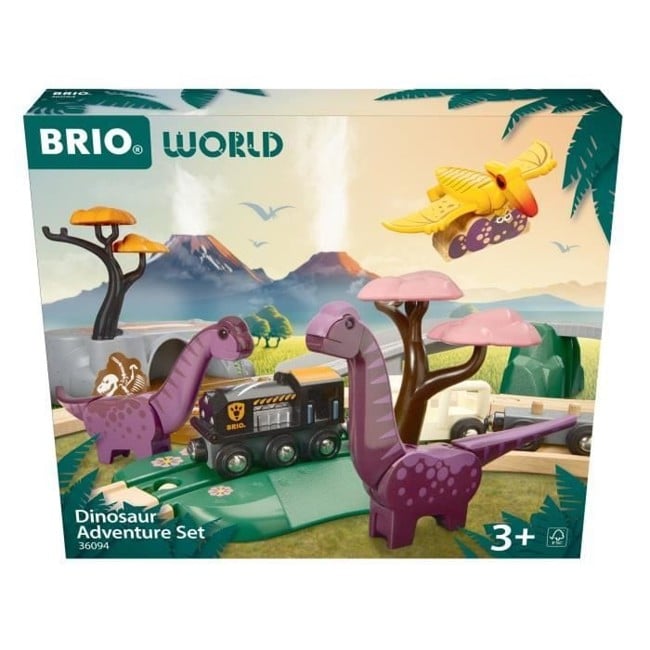 BRIO - Train set with dinosaurs - (36094)