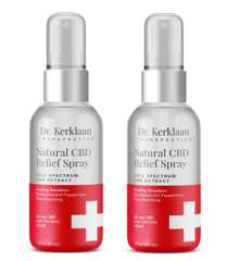 Dr. Kerklaan - 2 x Natural CBD Relief Spray 29 ml