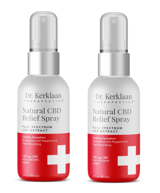 Dr. Kerklaan - 2 x Natural CBD Relief Spray 59 ml