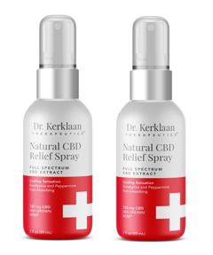 Dr. Kerklaan - 2 x Natural CBD Relief Spray 59 ml