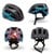 Crazy Safety - Grafitti Bicycle Helmet - Black/Blue (160101-06-01) thumbnail-3
