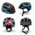 Crazy Safety - Grafitti Bicycle Helmet - Black/Blue (54-58cm) (160101-06-01) thumbnail-3