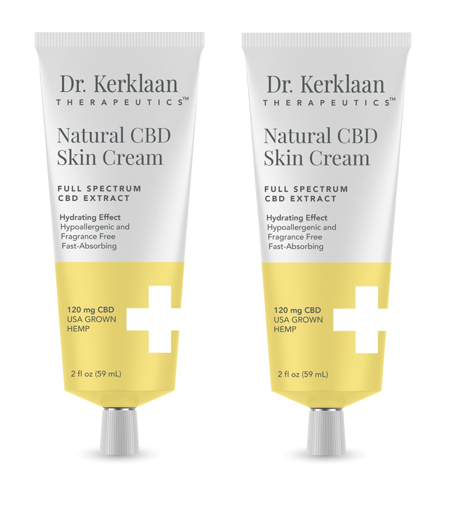 Dr. Kerklaan - 2 x Natural CBD Skin Cream 59 ml - Skjønnhet