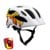 Crazy Safety - Grafitti Bicycle Helmet - White/Yellow (160101-08-01) thumbnail-1