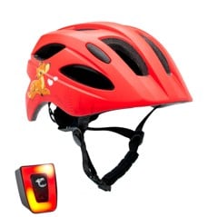 Crazy Safety - Cute Bicycle Helmet - Red (54-58cm) (160101-09-01)