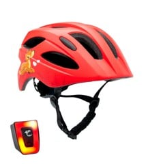 Crazy Safety - Cute Fahrradhelm - Rot (54-58 cm)