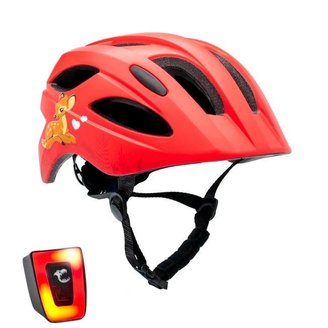 Crazy Safety - Cute Fahrradhelm - Rot (54-58 cm)