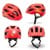 Crazy Safety - Cykelhjelm til børn 6-12 år - Rød skov (54-58 cm) thumbnail-4