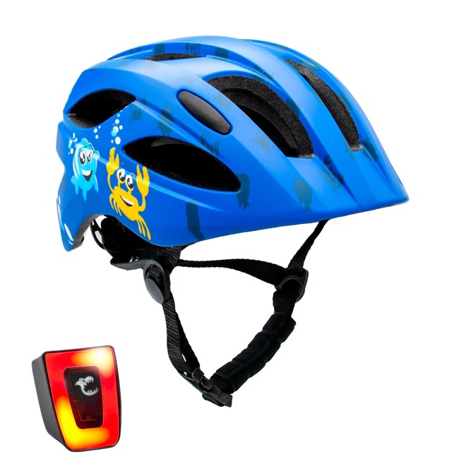 Crazy Safety - Sea Bicycle Helmet - Blue (54-58cm) (160101-11-01)