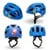 Crazy Safety - Sea Fietshelm - Blauw (54-58 cm) thumbnail-4