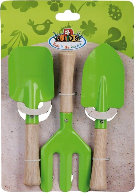 Gardenlife - Children garden tools set/3 green (KG106)