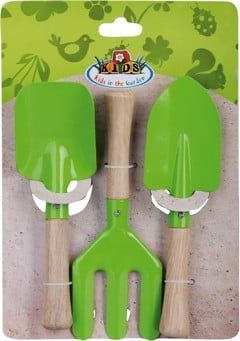 Gardenlife - Children garden tools set/3 green (KG106)