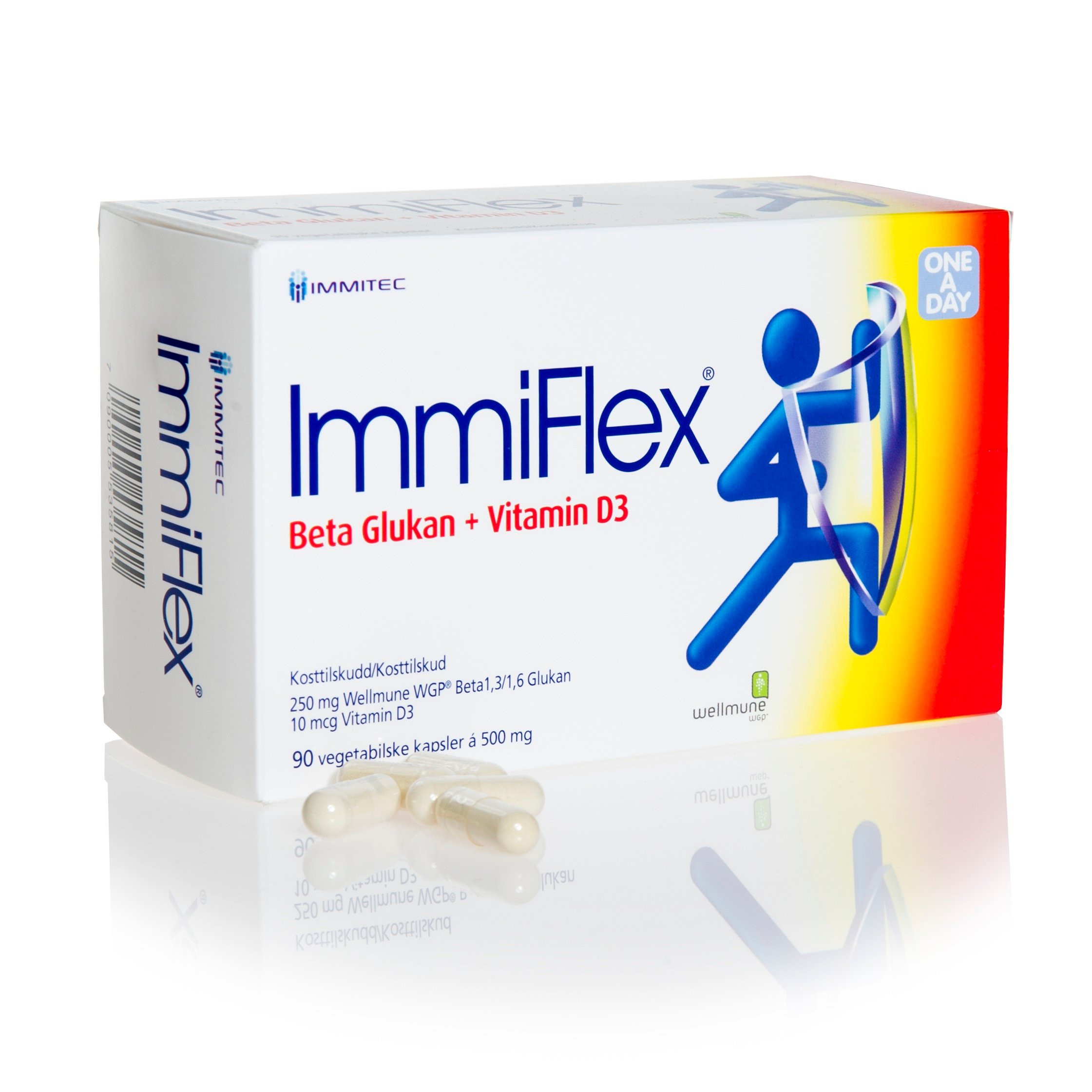 immitec - Immiflex 90 Capsules - Helse og personlig pleie