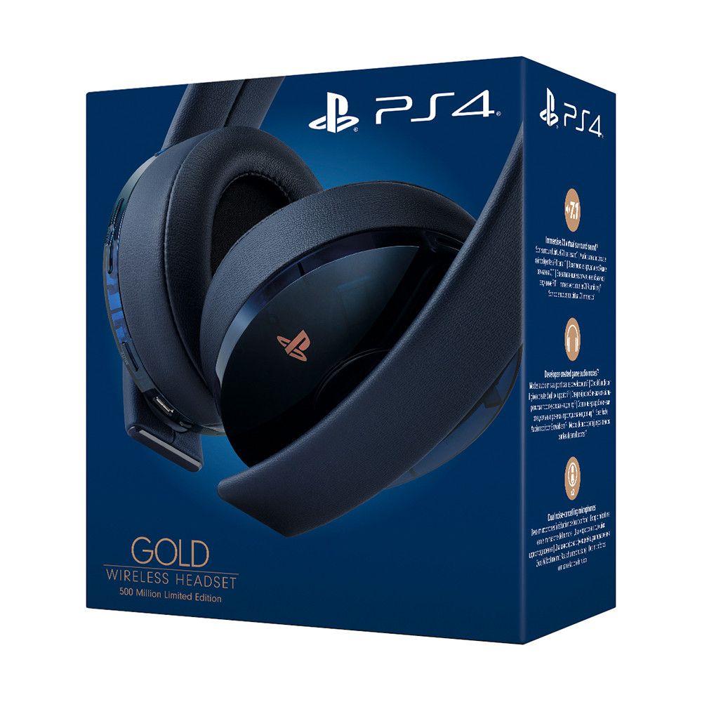 PS4 500 Million Limited Edition Gold Headset