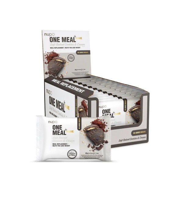 Nupo - One Meal +Prime Cookies and Cream 12 pcs