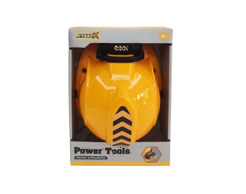 POWER X - Construction Helmet w/Portable Headlamp (20354)