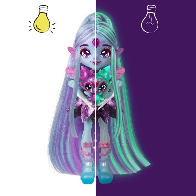 Magic Mixies - Pixlings Galaxy Hair Doll Single PK Flyt (30529)