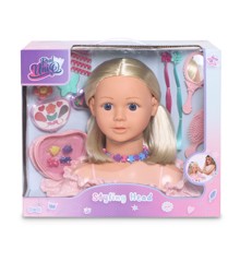 Real UniQ - Styling Head with hair accessories and cosmetic case (30561)