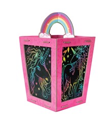 BOX CANDIY - Scratch Art Lantern - Totally Twilight Unicorns - (BC-1923)