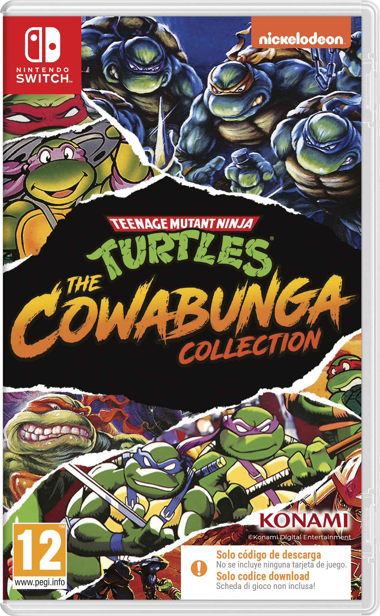 Teenage Mutant Ninja Turtles: The Cowabunga Collection (Code in Box) - Videospill og konsoller