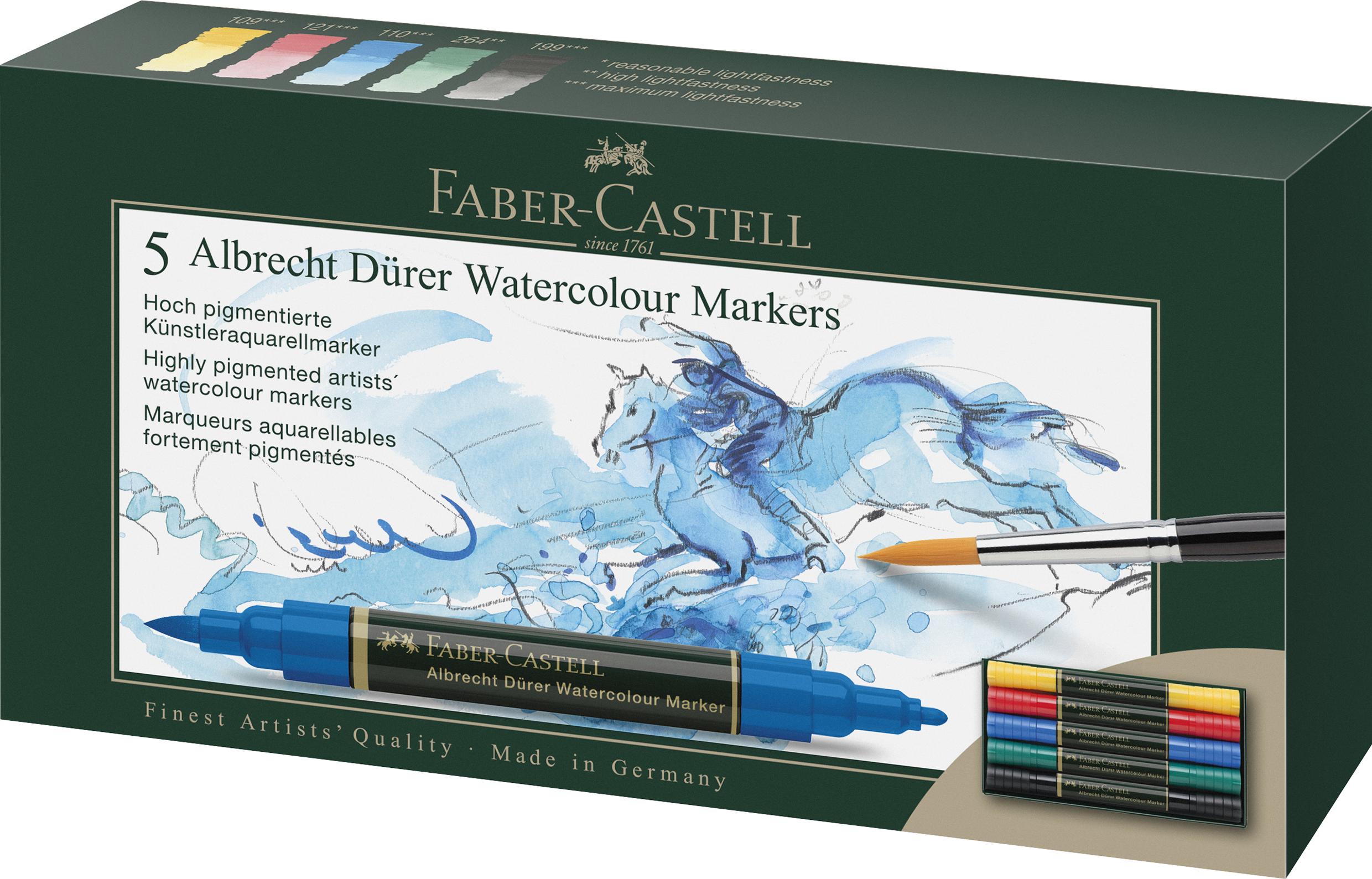 Faber-Castell - Watercolour marker A.Dürer (5 pcs) (160305) thumbnail-2