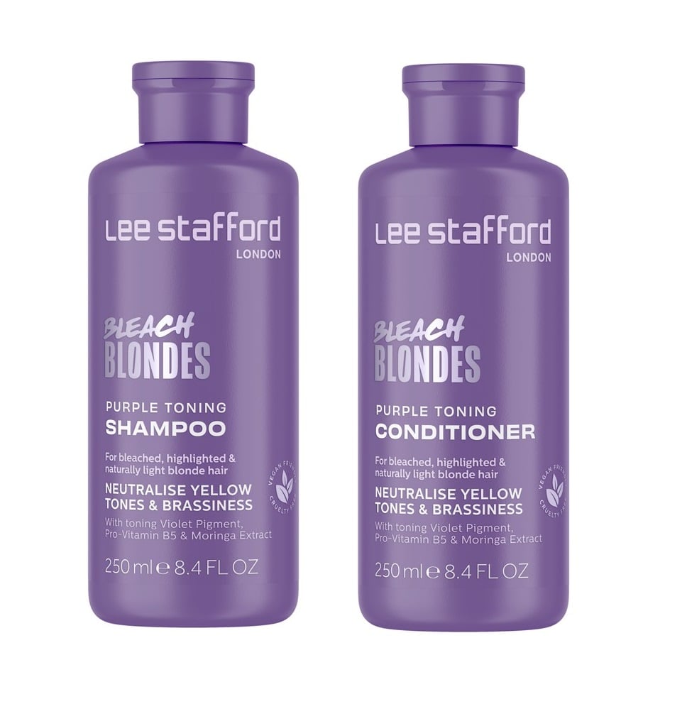 Lee Stafford - Bleach Blondes Purple Toning Shampoo 250 ml + Lee Stafford - Bleach Blondes Purple Toning Conditioner 250 ml - Skjønnhet