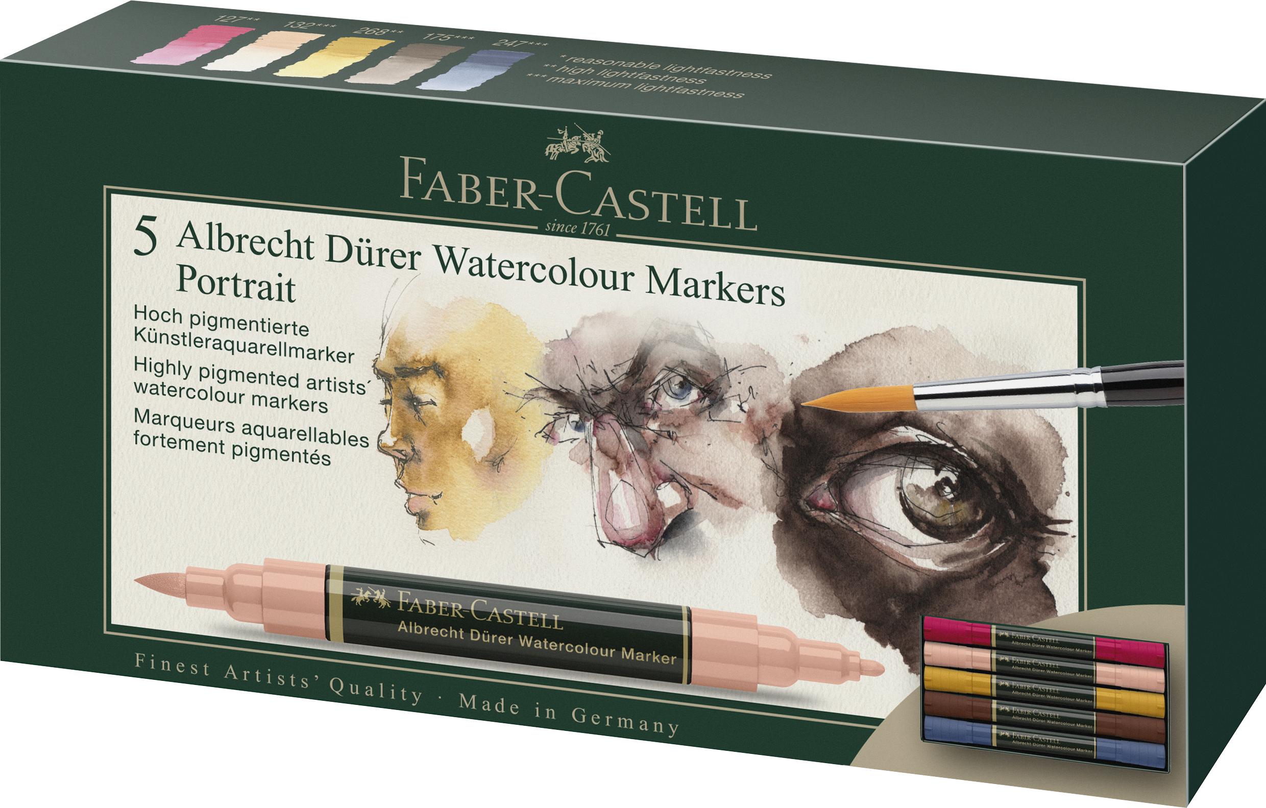 Faber-Castell - Watercolour marker A.Dürer Port (5 pcs) (160307) thumbnail-3
