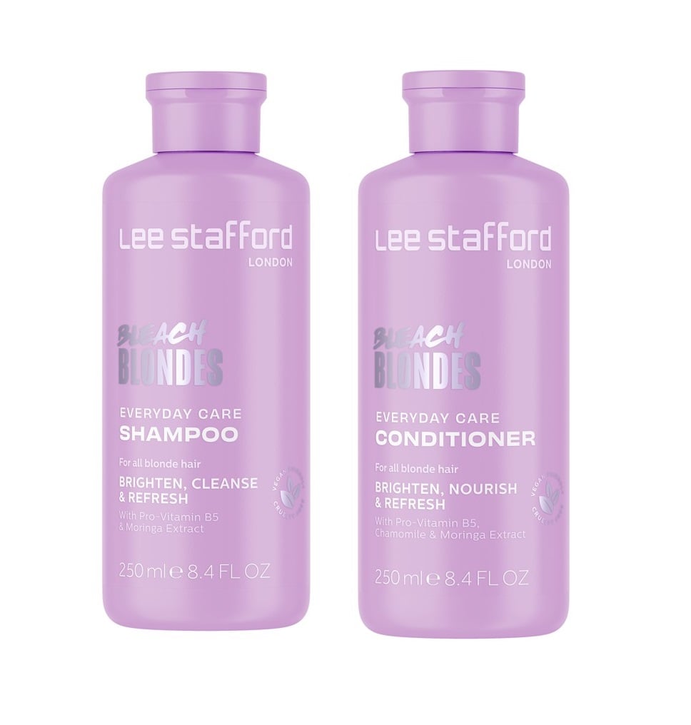 Lee Stafford - Bleach Blondes Everyday Care Shampoo 250 ml + Lee Stafford - Bleach Blondes Everyday Care Conditioner 250 ml - Skjønnhet