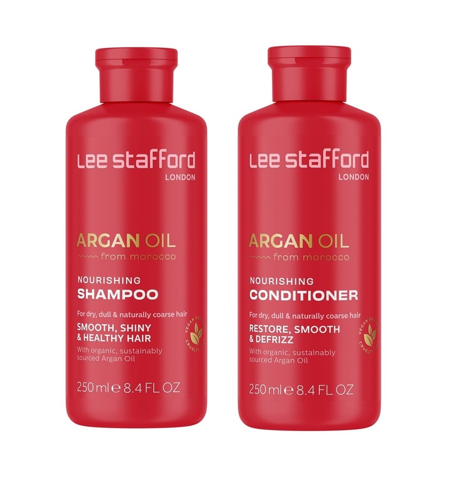 Lee Stafford - Argan Oil from Morocco Nourishing Shampoo 250 ml + Lee Stafford - Argan Oil from Morocco Nourishing Conditioner 250 ml - Skjønnhet