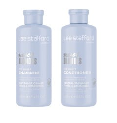 Lee Stafford - Bleach Blondes Ice White Toning Shampoo 250 ml + Lee Stafford - Bleach Blondes Ice White Toning Conditioner 250 ml