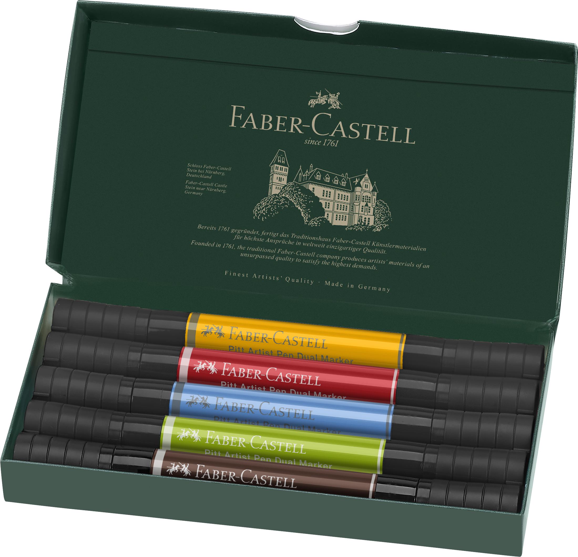 Faber-Castell - India ink PAP Dual Marker (5 pcs) (162005) thumbnail-1