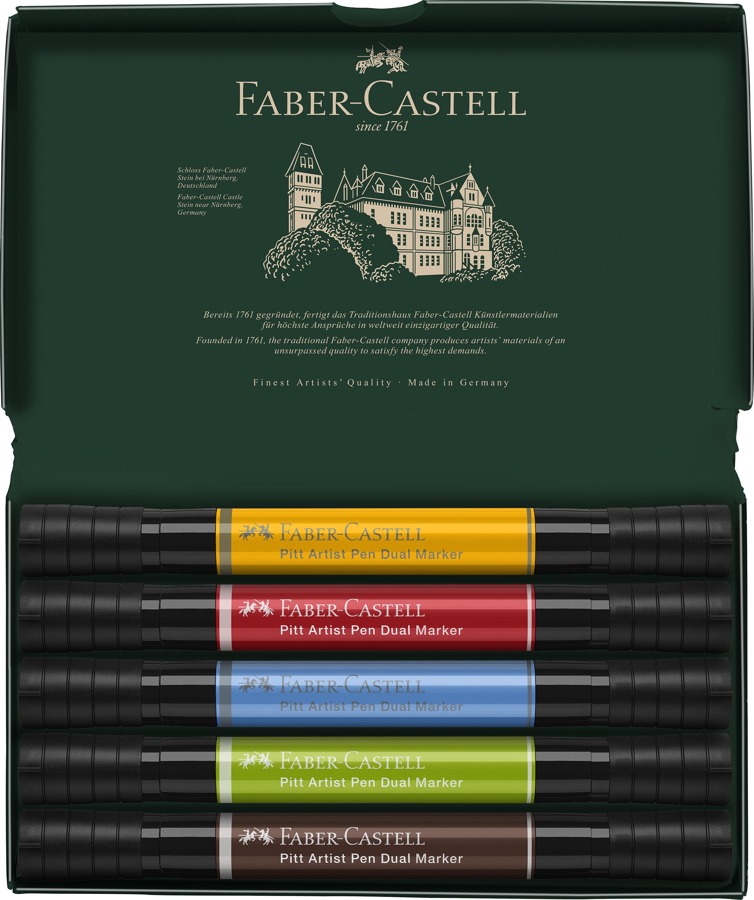 Faber-Castell - India ink PAP Dual Marker (5 pcs) (162005) thumbnail-3