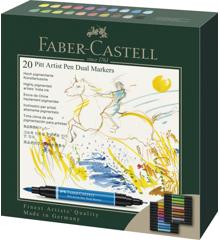 Faber-Castell - India ink PAP Dual Marker (20 pcs) (162020)