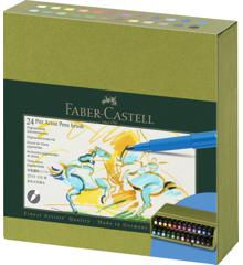 Faber-Castell - India ink Pitt Artist Pen B (24 pcs) (167191)