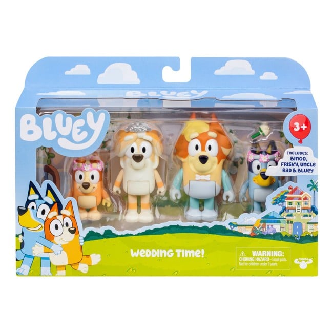 Bluey - Figure 4pk Special Set-Wedding (90268)