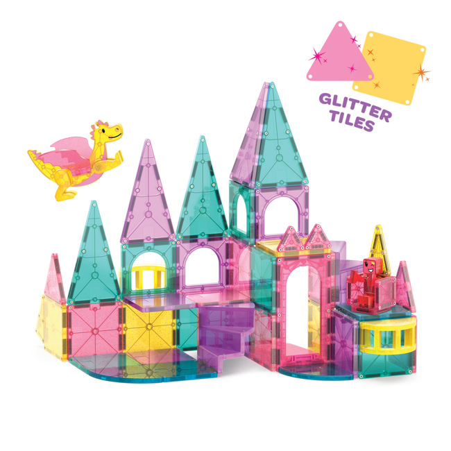 MAGNA-TILES - Castle Deluxe 48 Piece Set (90291)