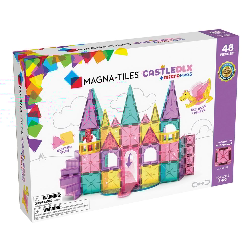MAGNA-TILES - Castle Deluxe 48 Piece Set (90291)