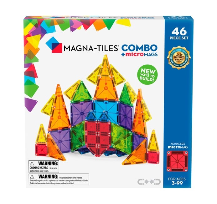 Magna-Tiles - microMAGS Kombi 46 stk