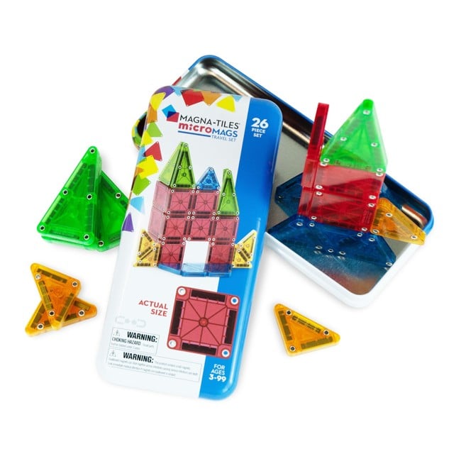 Magna-Tiles - microMAGS Travel Tin case (90295)