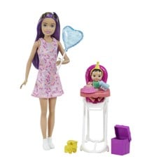 Barbie - Skipper Babysitters Doll and Playset - Feeding Chair 1 (GRP40)