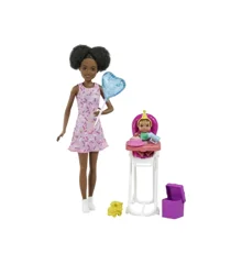 Barbie - Skipper Babysitters Doll and Playset - Feeding Chair 2 (GRP41)