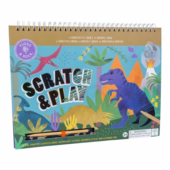 FLOSS & ROCK Dino Scratch & Play  - 47P5973