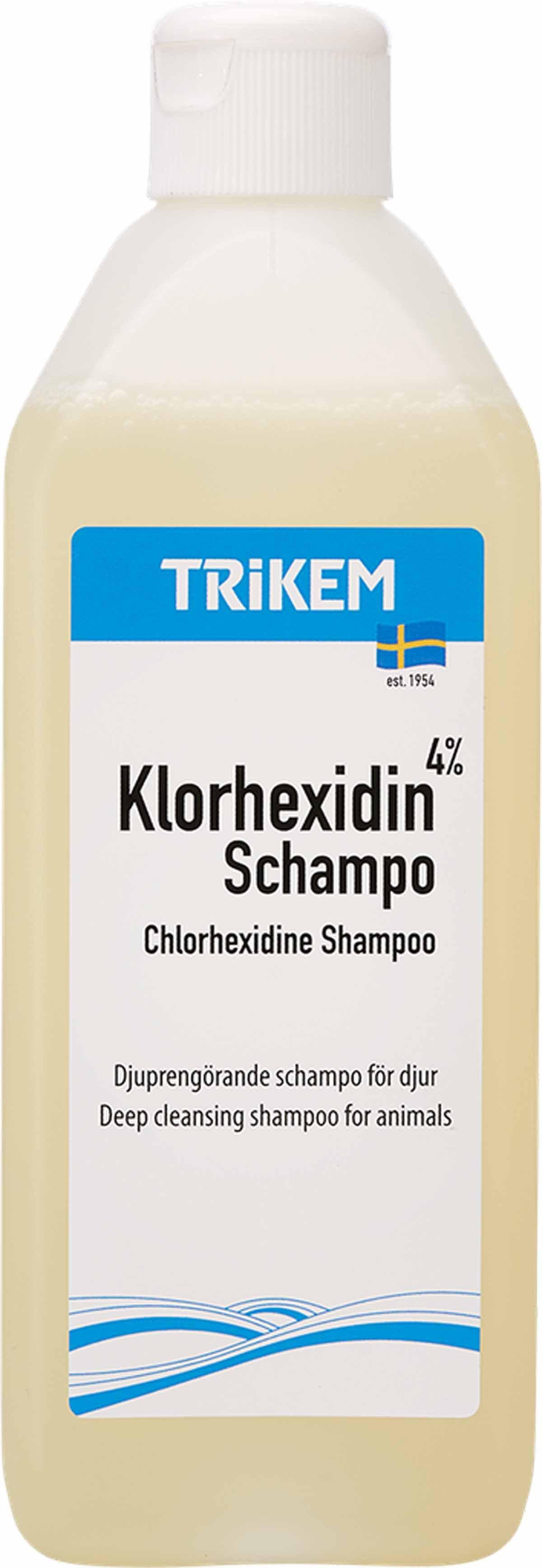 TRIKEM - Chlorhexidine Shampoo 600Ml - (721.2253) - Kjæledyr og utstyr