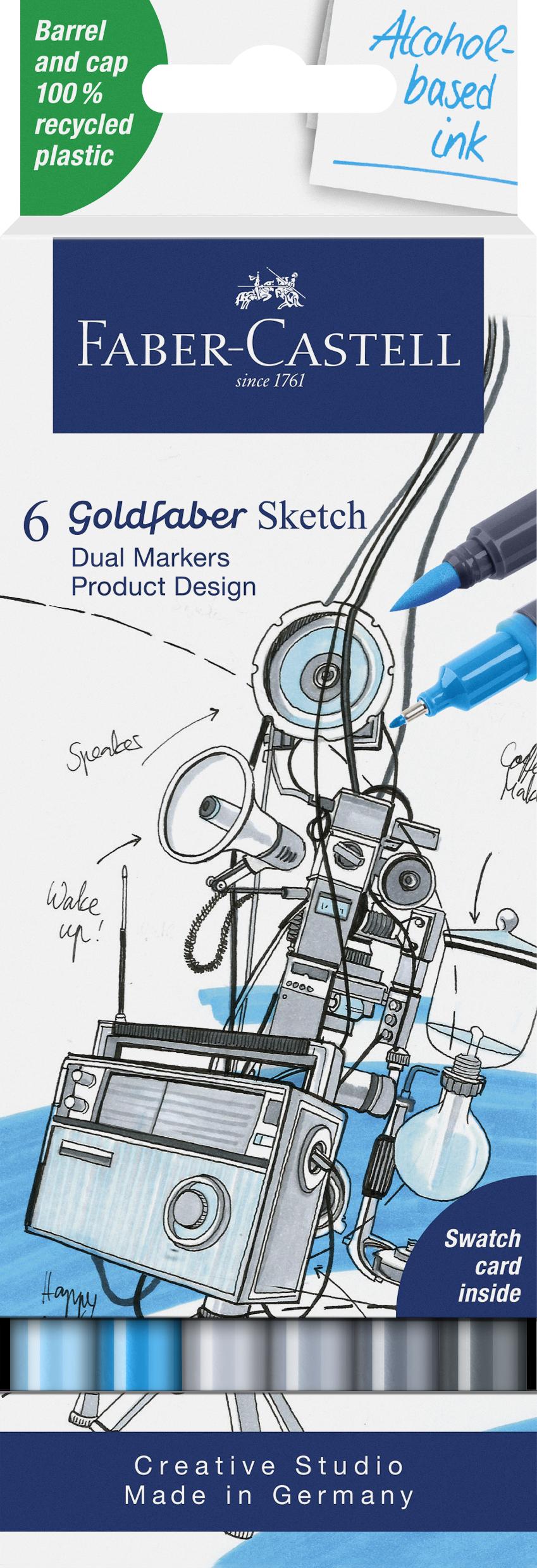 Faber-Castell - Sketch Marker Gofa 6ct set prod. design (164806) thumbnail-1